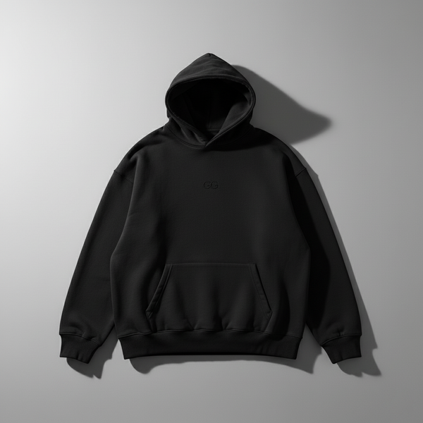 Luxury Oversized Heavyweight Hoodie - Black