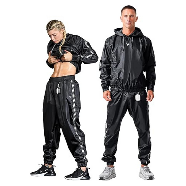 Elite Sports Sauna Suit for Weight Loss Men & Women Boxing MMA Wrestlers Gym Sweat Hoodie Sauna Suits Wrap Full Body Workout